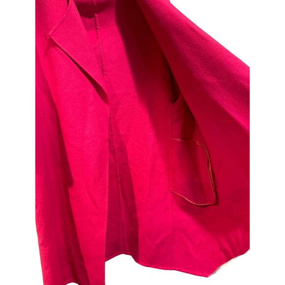 Hot Pink Marina Rinaldi Pink Coat No Size Label Oversized Vintage‎ Inspired - Picture 10 of 14